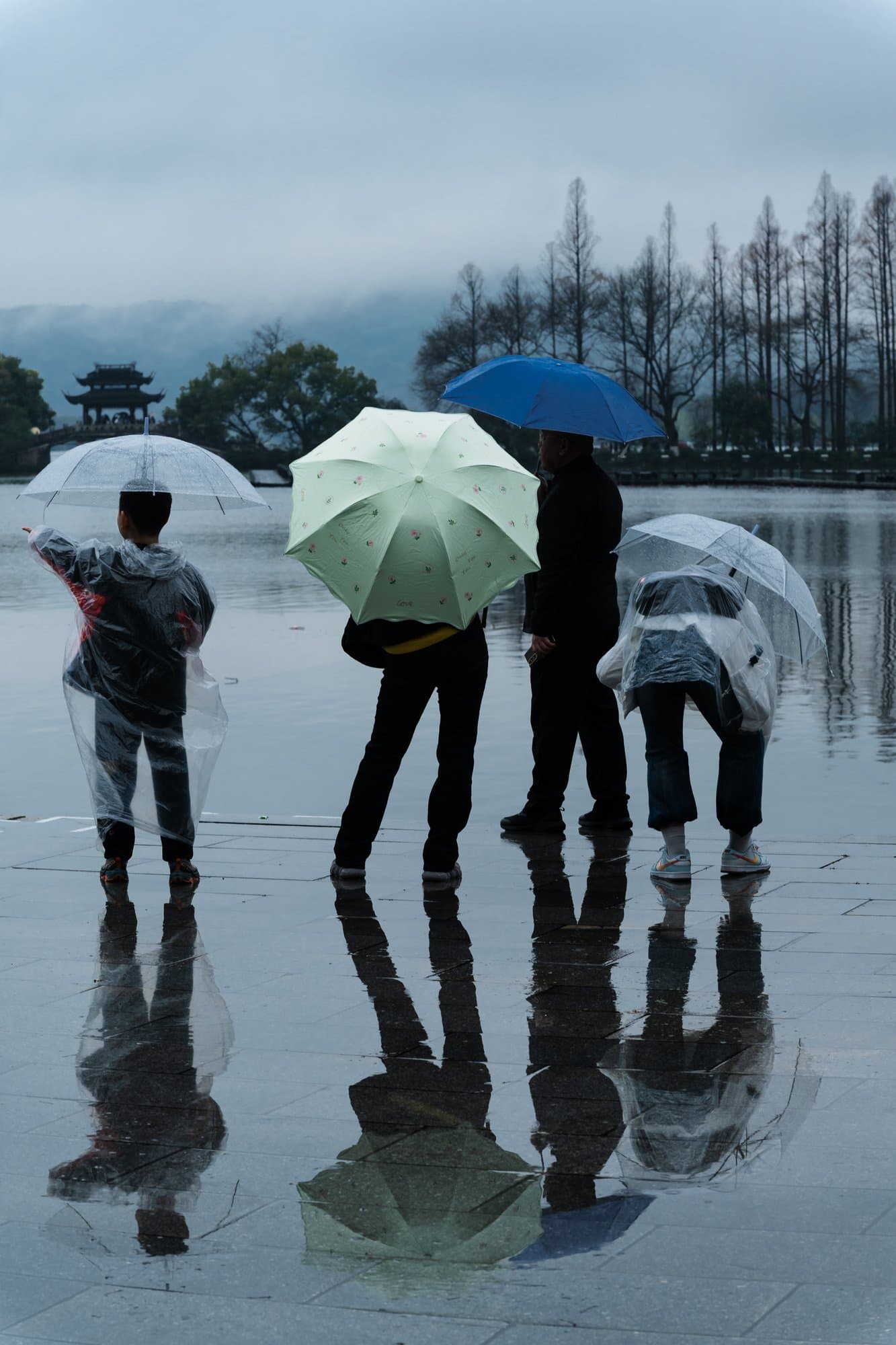 Rain Over West Lake